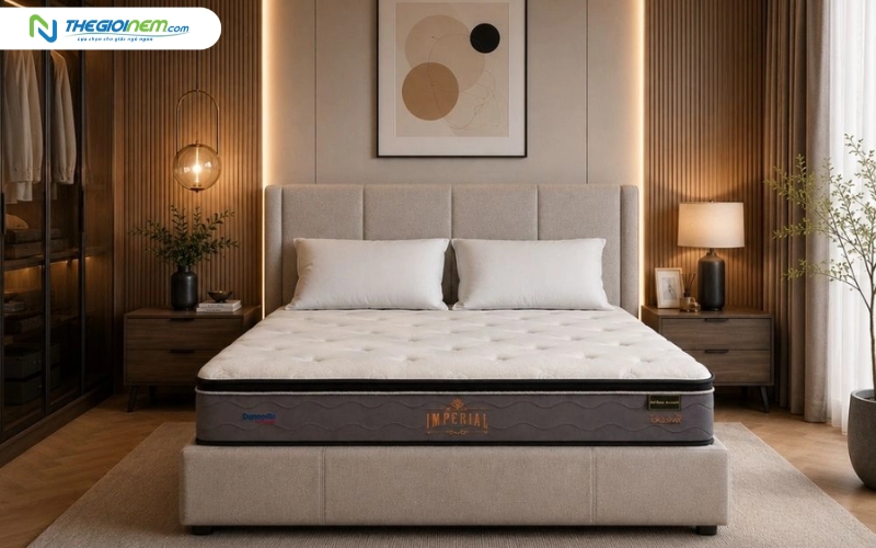 Nệm lò xo Dunlopillo Imperial cho phòng ngủ hiện đại