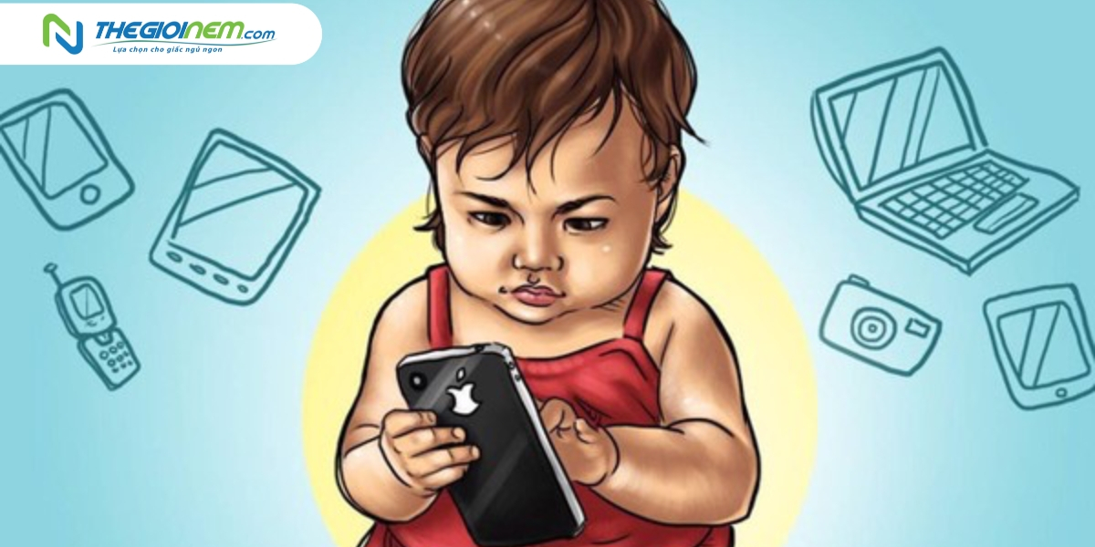 Smartphone - Tác hại khôn lường đối với sức khỏe trẻ nhỏ