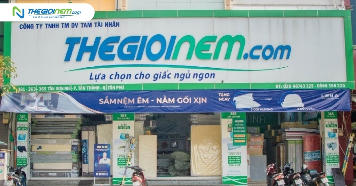 Cửa hàng bán chăn-ga-gối-đệm chính hãng giá rẻ