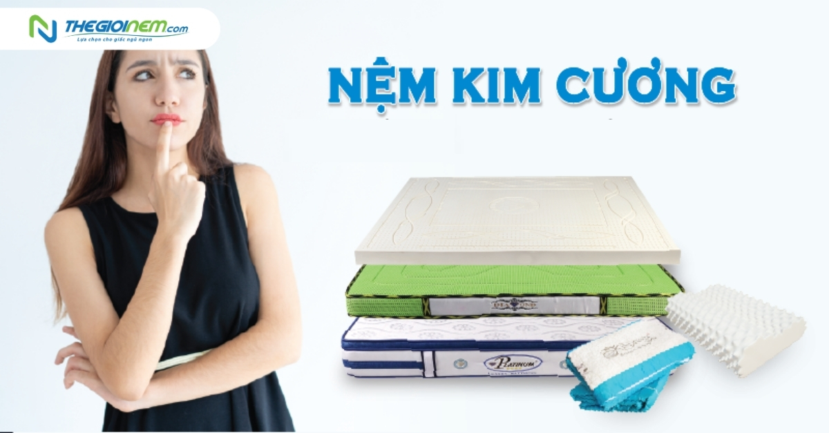 Đại lý nệm Kim Cương chính hãng, giá rẻ tại quận 12 TPHCM