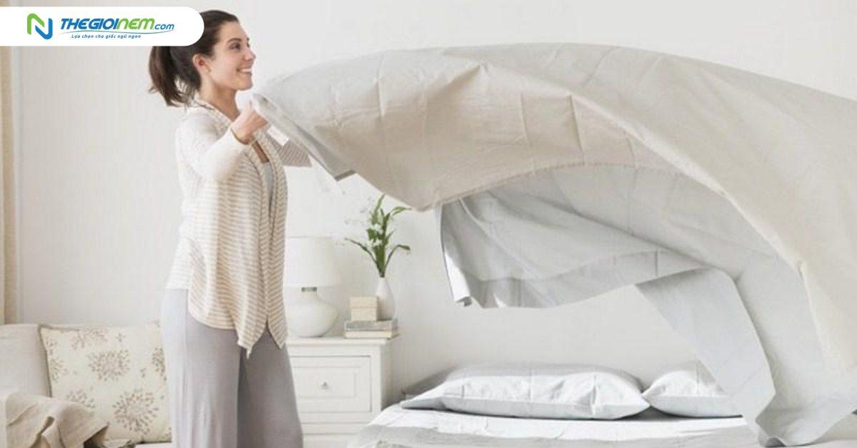 Cách vệ sinh và bảo quản chăn ga gối vải cotton bền lâu