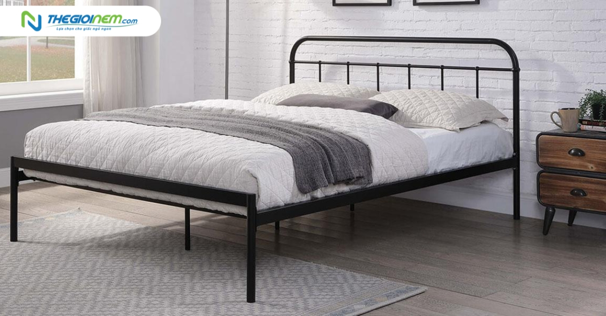 Giá giường sắt 1m4 giá rẻ tại hệ thống Thegioinem.com