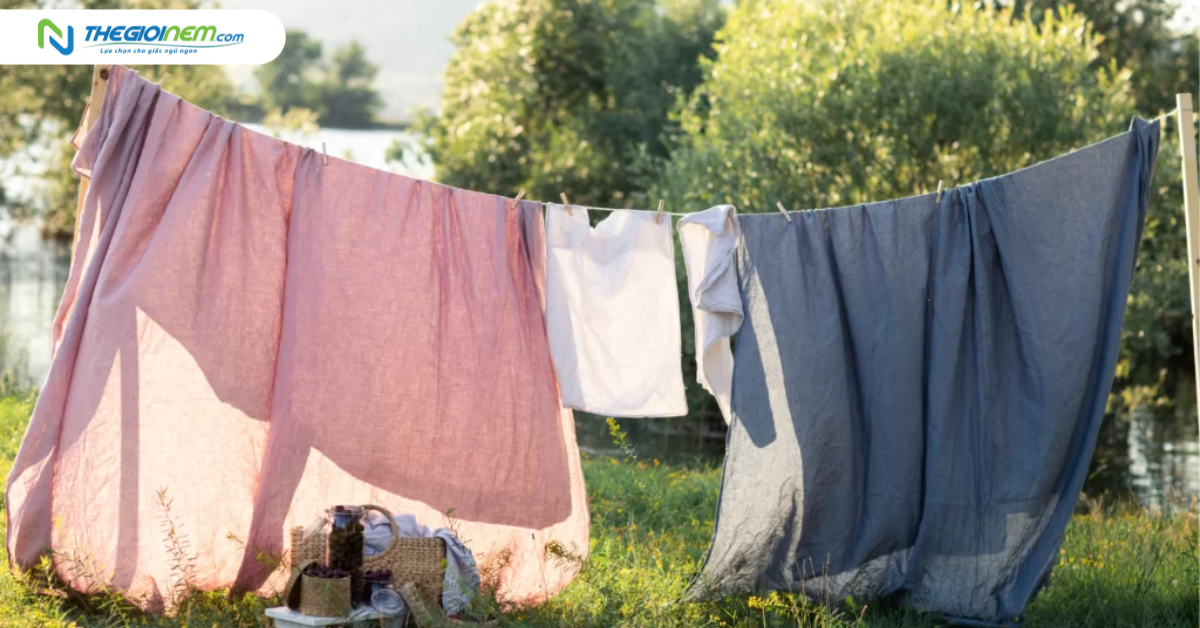 Cách vệ sinh và bảo quản chăn ga gối vải cotton bền lâu