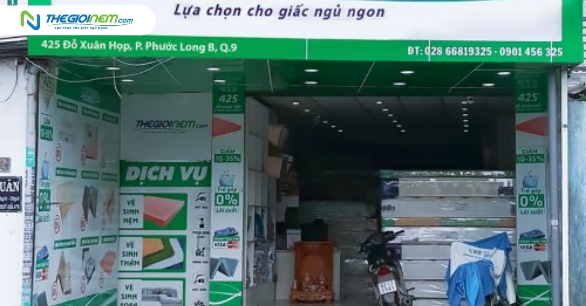 Nệm Kim Cương chính hãng giá rẻ ở quận 9 - Thegioinem.com