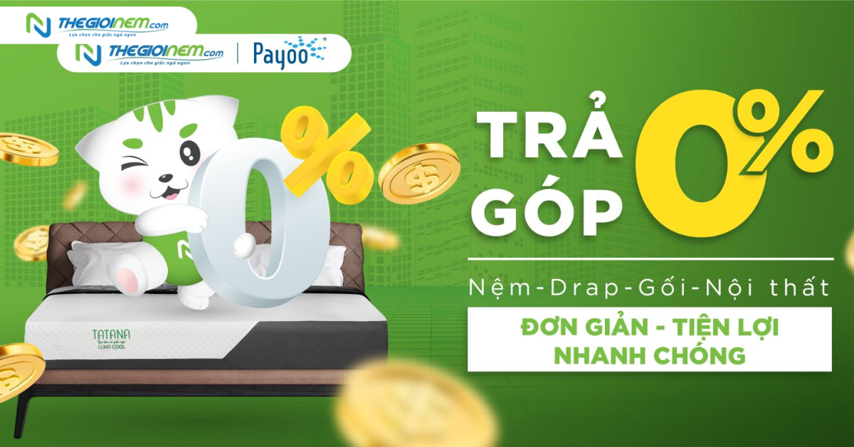 Tiền Giang mua nệm trả góp ở đâu?