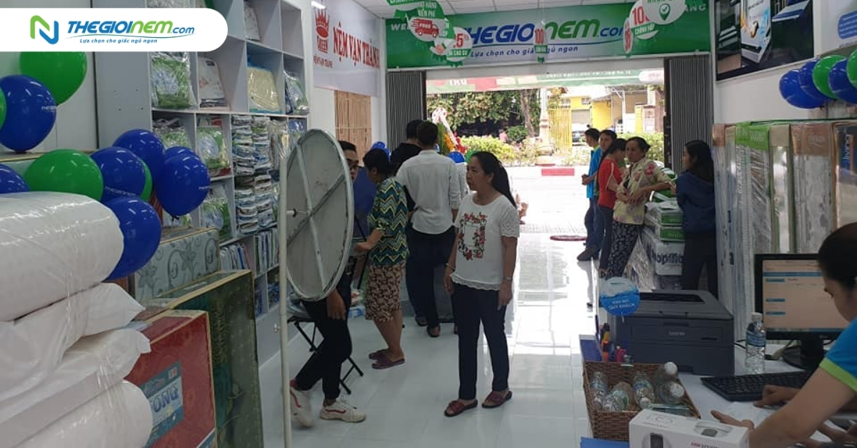 Cửa hàng bán nệm cao su giá rẻ tại Tiền Giang