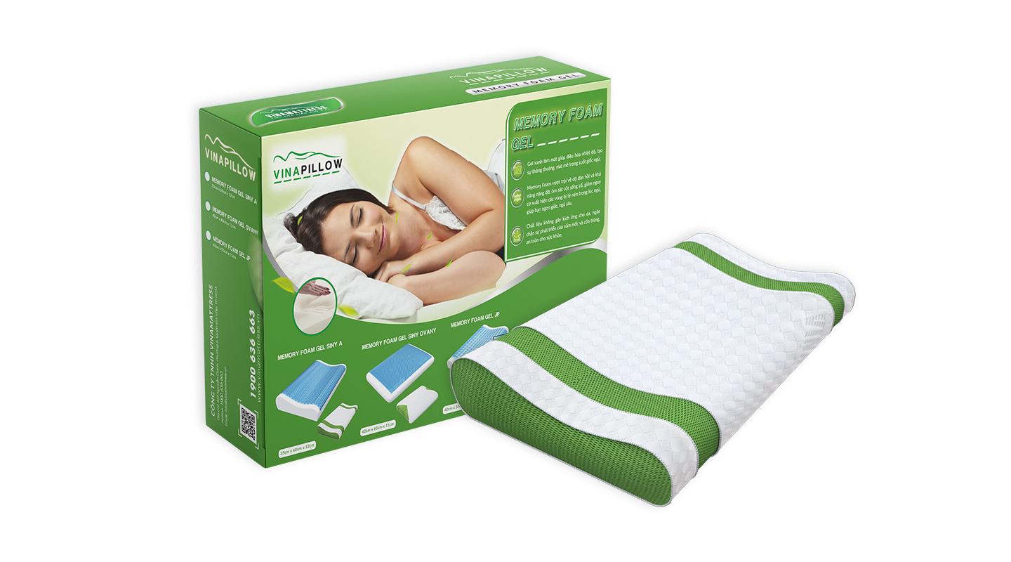 Gối MEMORY FOAM GEL SINY A