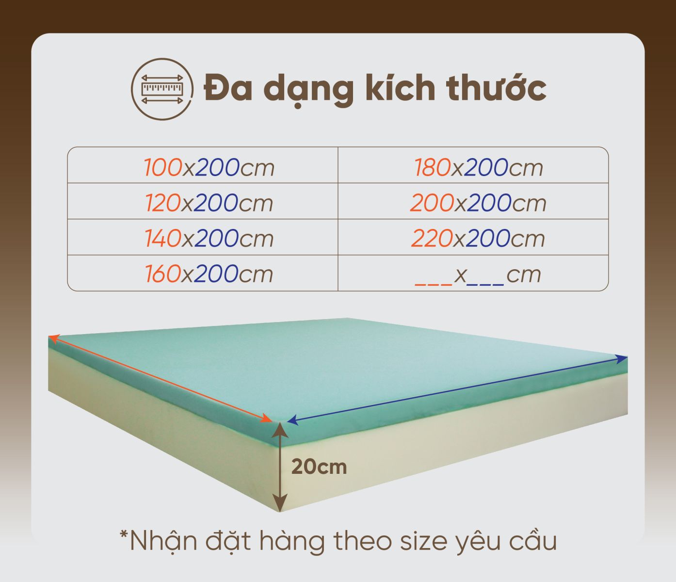 Nệm Foam Luna Cool Tatana