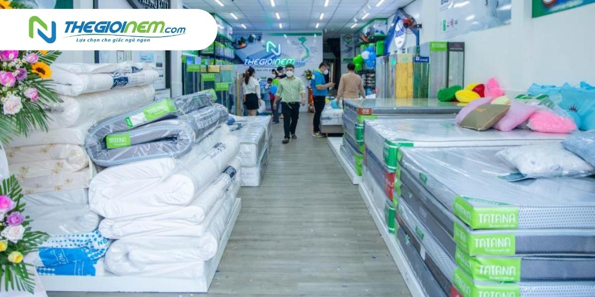 Cửa hàng bán nệm cao su chính hãng tại Quy Nhơn | Thegioinem.com