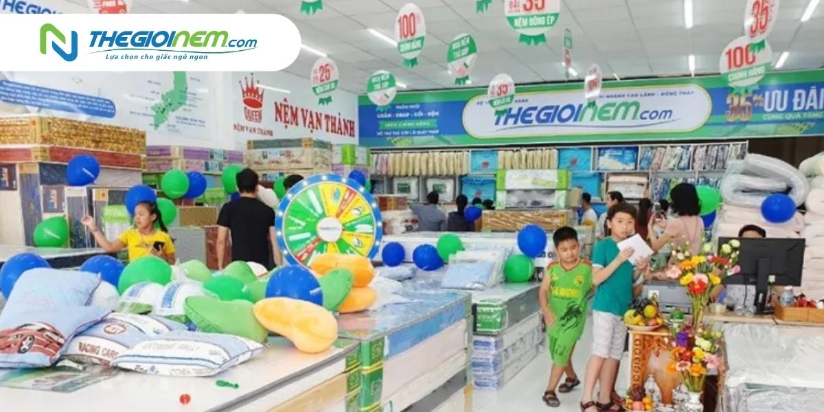 Cửa hàng bán nệm cao su giá rẻ tại Đồng Tháp | Thegioinem.com 