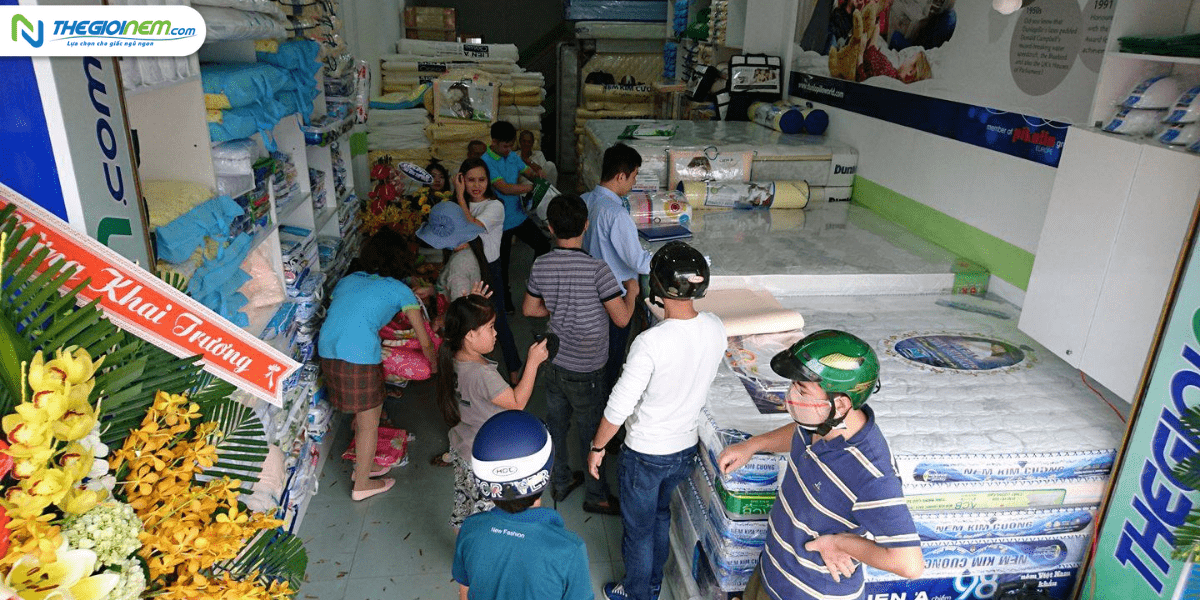 Cửa hàng nệm cao su nhân tạo giá rẻ tại Bình Dương