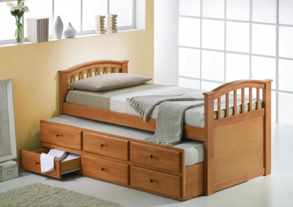 Giường Gỗ Tự Nhiên K011