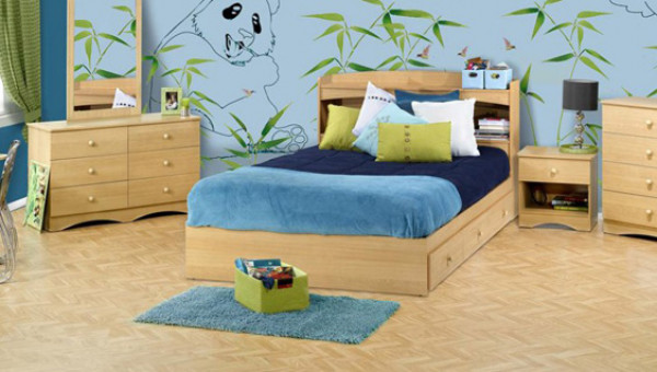 Giường Gỗ Tự Nhiên K018