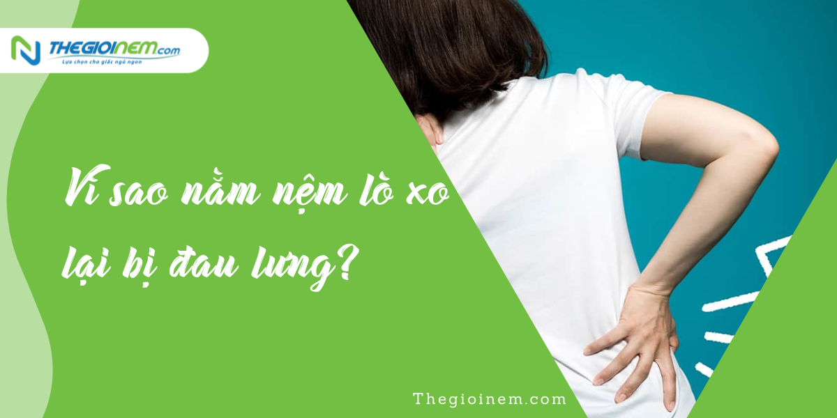 Vì sao nằm nệm lò xo lại bị đau lưng? | Thegioinem.com