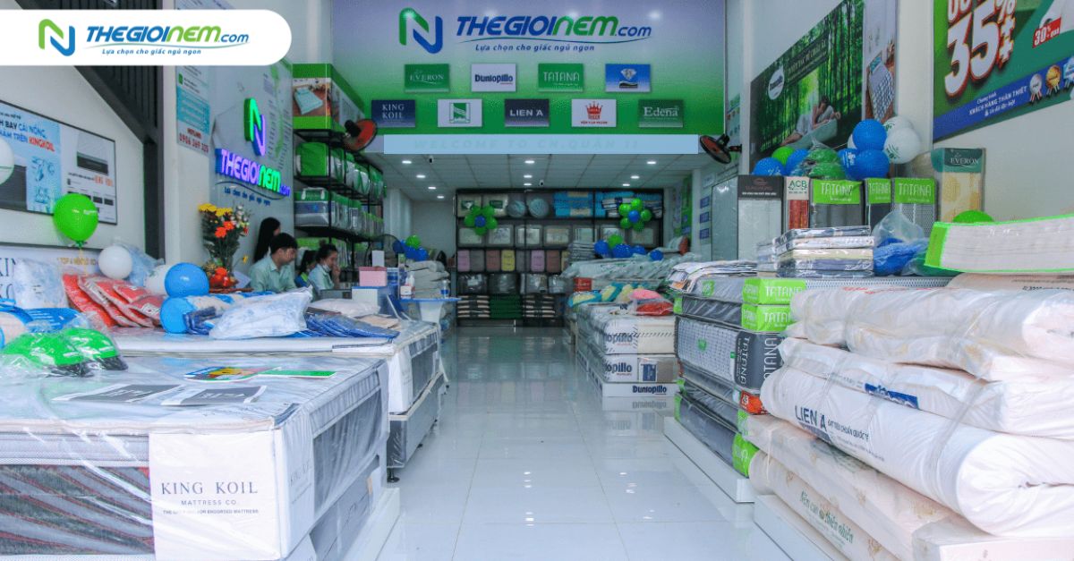 Địa Chỉ Cửa Hàng Bán Nệm Cao Su Liên Á Tại Bình Dương - Thegioinem.com