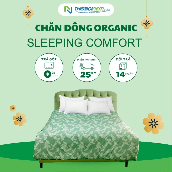 Chăn đông Organic Sleeping Comfort Giảm Đến 20% Tại Thegioinem.com. 