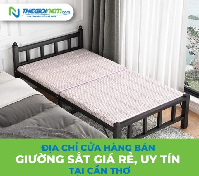 Những chiếc giường sắt giá rẻ tại Cần Thơ sẽ là lựa chọn tuyệt vời cho bạn. Chúng không chỉ mang lại sự bền bỉ và độ bền cao mà còn có giá thành thấp nhất. Khám phá ngay những sản phẩm này để trang trí phòng ngủ của bạn tốt hơn.