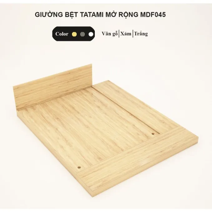 Giường Ngủ Bệt Tatami Mở Rộng MDF045 thiết kế nhỏ gọn, tiện lợi