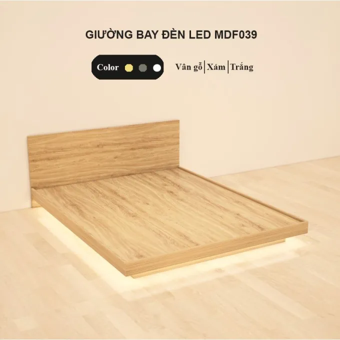 Giường Ngủ Tatami Đèn Led MDF039 ưu đãi 20%