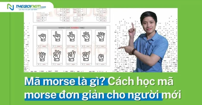 Bảng chữ cái mã morse đầy đủ: Download & in ấn miễn phí