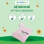 Bộ trải em bé Kitten K-Bedding - Hồng