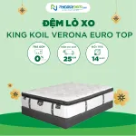 Đệm Lò Xo King Koil Verona Euro Top
