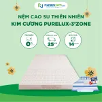 Nệm Cao Su Thiên Nhiên Kim Cương Purelux-3’Zone