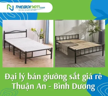 Đại lý bán giường sắt giá rẻ Thuận An - Bình Dương