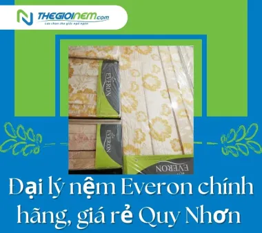 Đại lý nệm Everon chính hãng, giá rẻ Quy Nhơn | Thegioinem.com