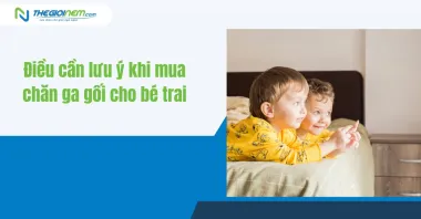 Điều cần lưu ý khi mua chăn ga gối cho bé trai