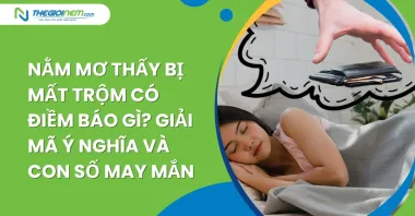 Nằm mơ thấy bị mất trộm có điềm báo gì? Giải mã ý nghĩa và con số may mắn