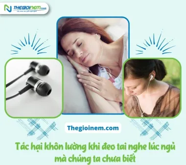 Tác hại khôn lường khi đeo tai nghe lúc ngủ mà chúng ta chưa biết