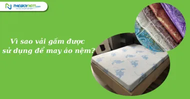 Vì sao vải gấm được sử dụng để may áo nệm?