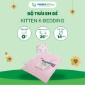 Bộ trải em bé Kitten K-Bedding - Hồng