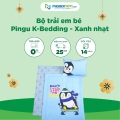 Bộ trải em bé Pingu K-Bedding - Xanh nhạt