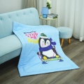 Bộ trải em bé Pingu K-Bedding - Xanh nhạt