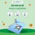 Bộ trải em bé Pingu K-Bedding - Xanh nhạt