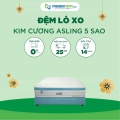 Đệm lò xo Kim Cương Asling 5 sao