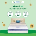 Nệm Lò Xo Túi OK 7 Vùng Ưu Việt (Hàng Xả Kho)