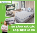 So sánh giá các loại nệm lò xo - Thegioinem.com