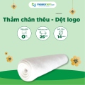 Thảm chân thêu - Dệt logo