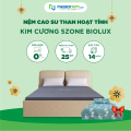 Nệm Cao Su Thiên Nhiên Kim Cương 5Zone Than Hoạt Tính Biolux