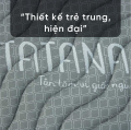 Nệm cao su tổng hợp vải gấm lạnh gấp TATANA