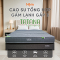 Nệm cao su tổng hợp vải gấm lạnh gấp TATANA
