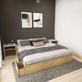 Giường Ngủ Gỗ Khối Hộp Tatana MDF057