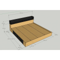 Giường gỗ Tatana MDF028