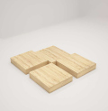 Giường Ngủ Gỗ Khối Hộp Tatana MDF057