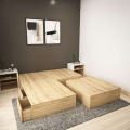 Giường Ngủ Gỗ Khối Hộp Tatana MDF057