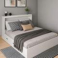 Giường Ngủ Hộp Kết Hợp Kệ Đầu Giường Tatana MDF046