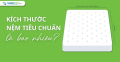 Kích thước nệm tiêu chuẩn là bao nhiêu? Vì sao nên chọn đúng size?